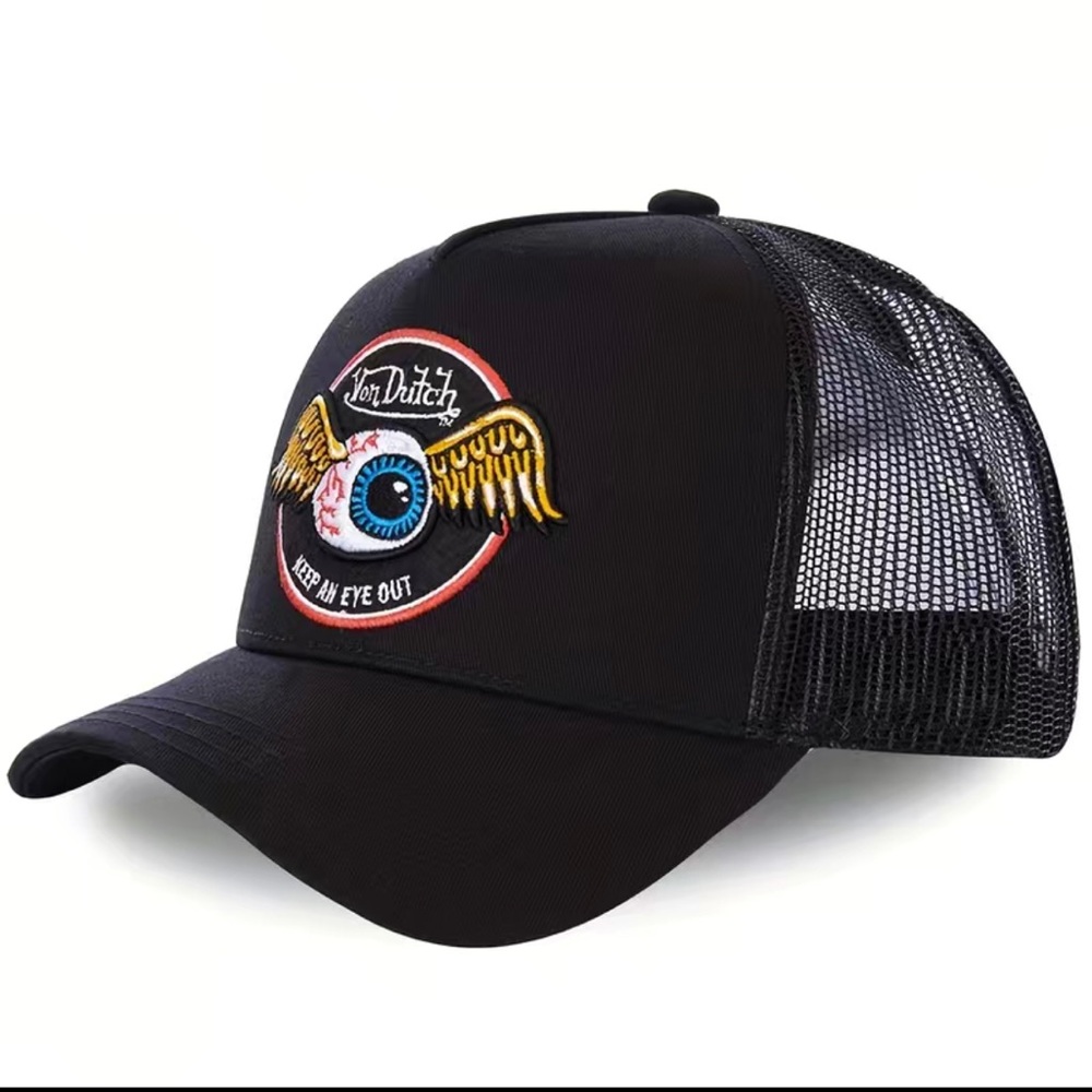 LAST 1 New von Dutch style flying eye retro trucker cap adjustable cap